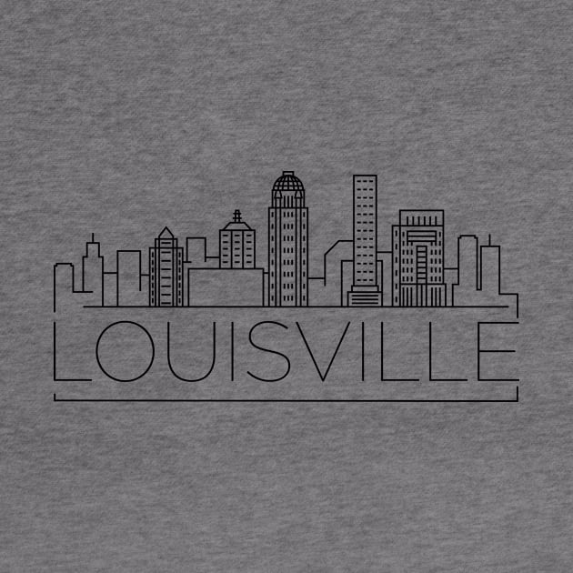 Louisville Minimal Skyline by kursatunsal